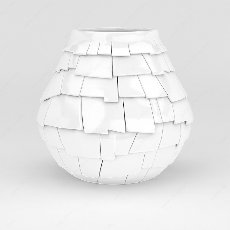 个性陶瓷瓶3D模型