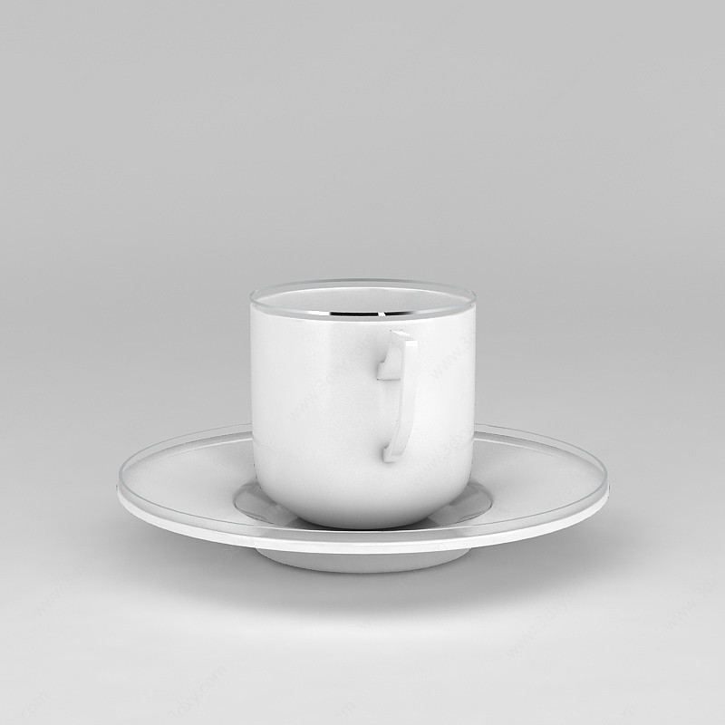 陶瓷茶杯3D模型