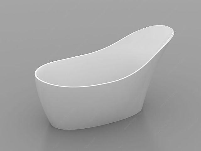 创意浴缸3D模型