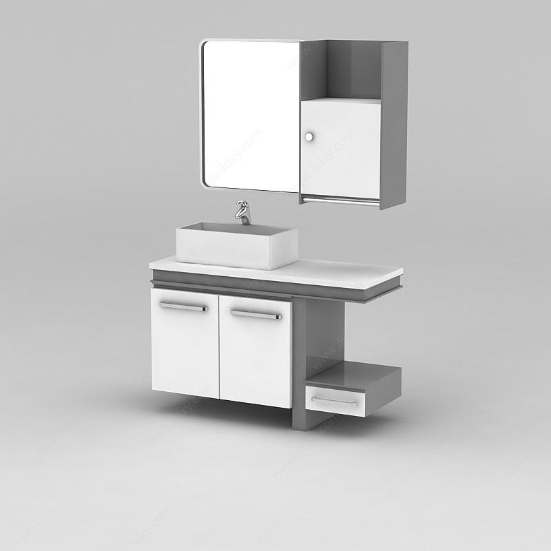 浴室柜3D模型