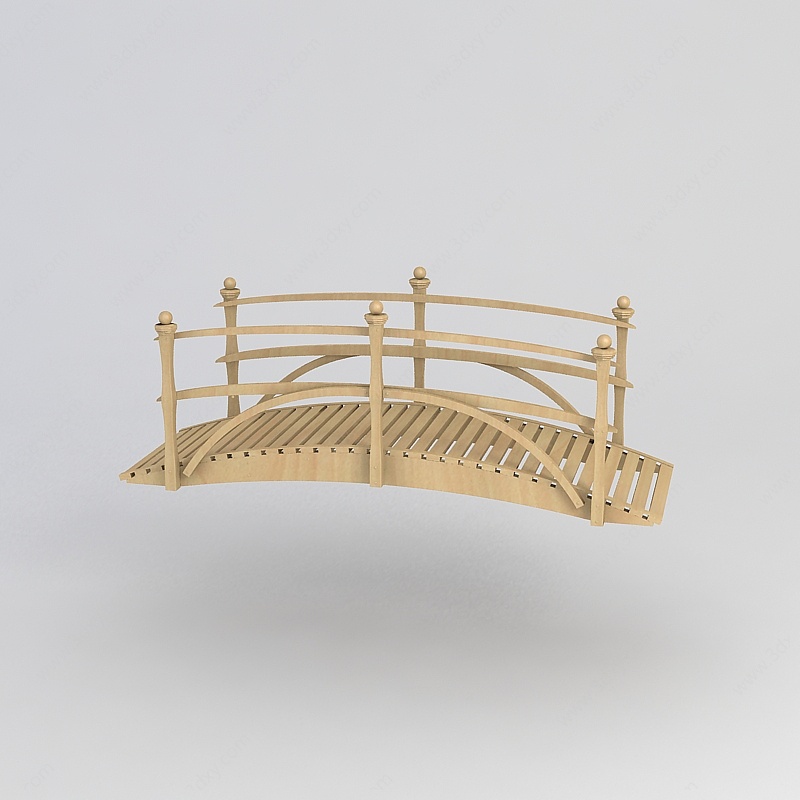 景观木桥3D模型