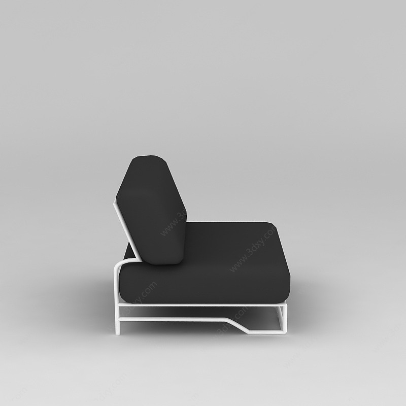 轻便休闲沙发3D模型