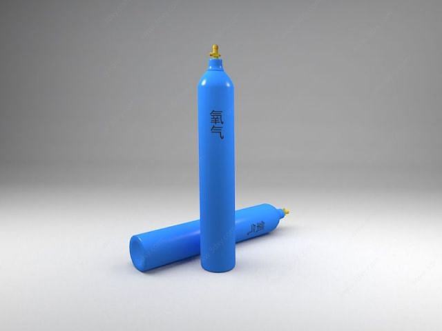 氧气瓶3D模型