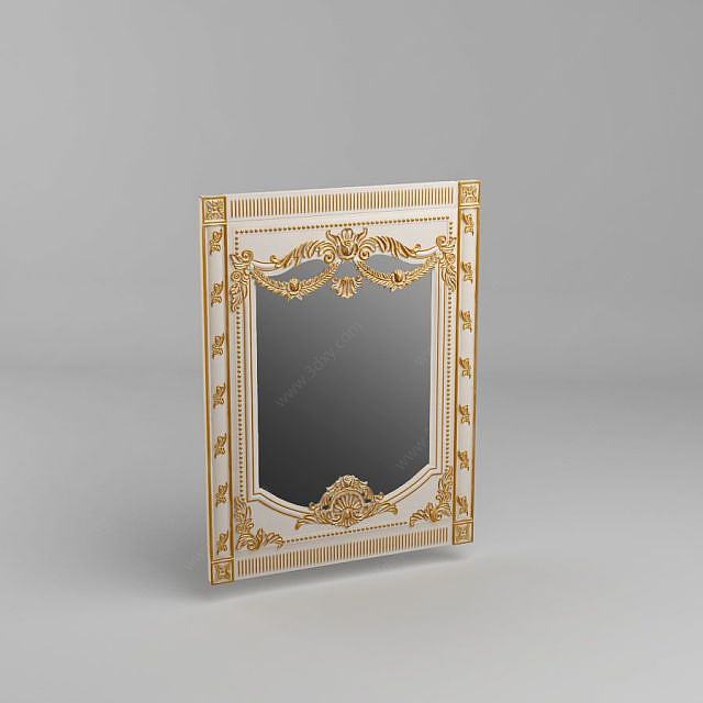 法式镜子3D模型