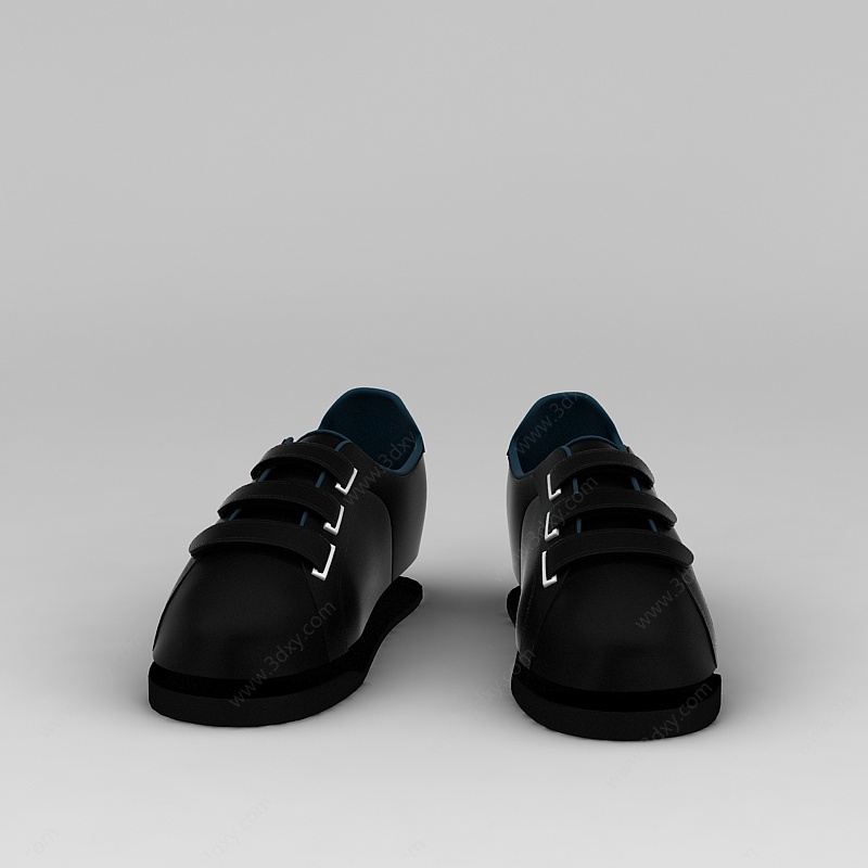 黑色鞋子3D模型