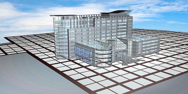 玻璃大楼3D模型