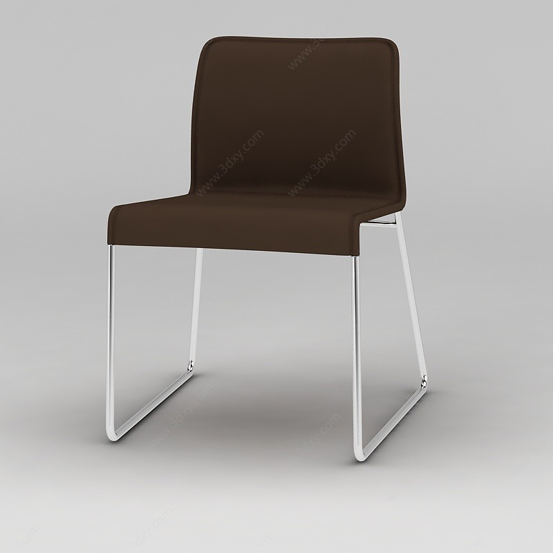 简约会议室椅子3D模型