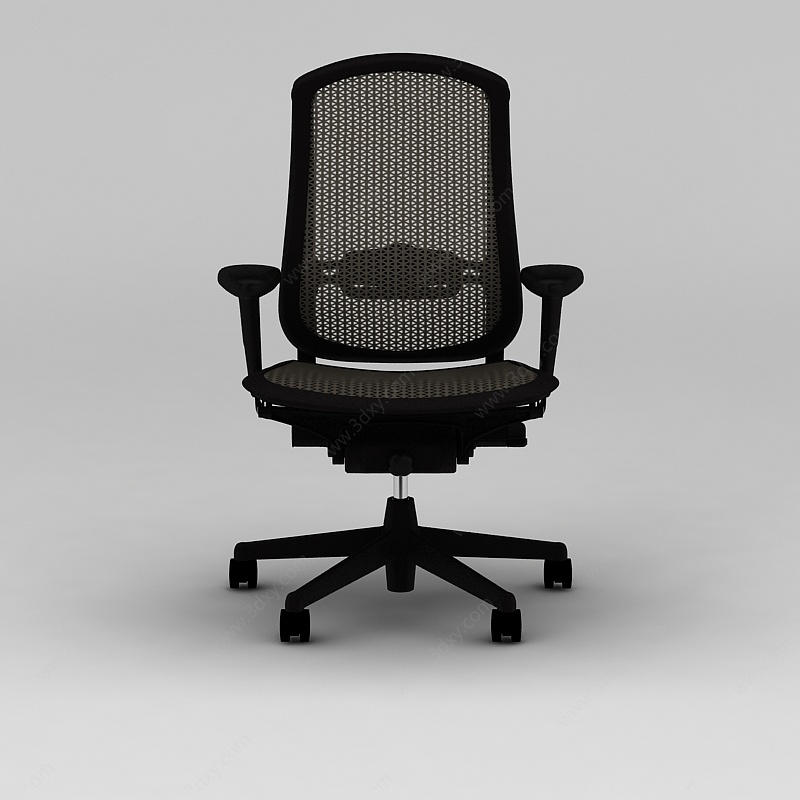 员工办公椅3D模型