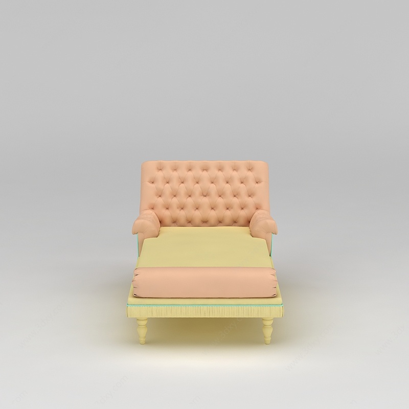 沙发榻3D模型