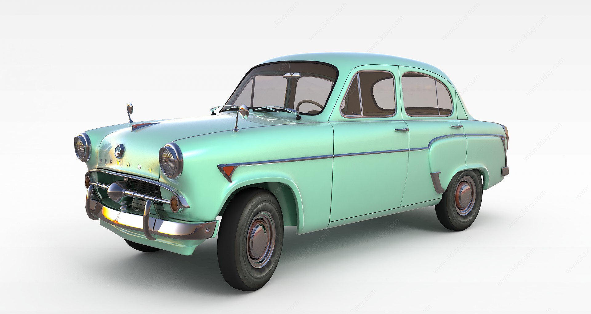 复古小轿车3D模型