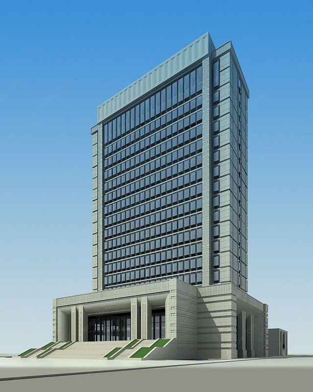 行政办公大楼3D模型