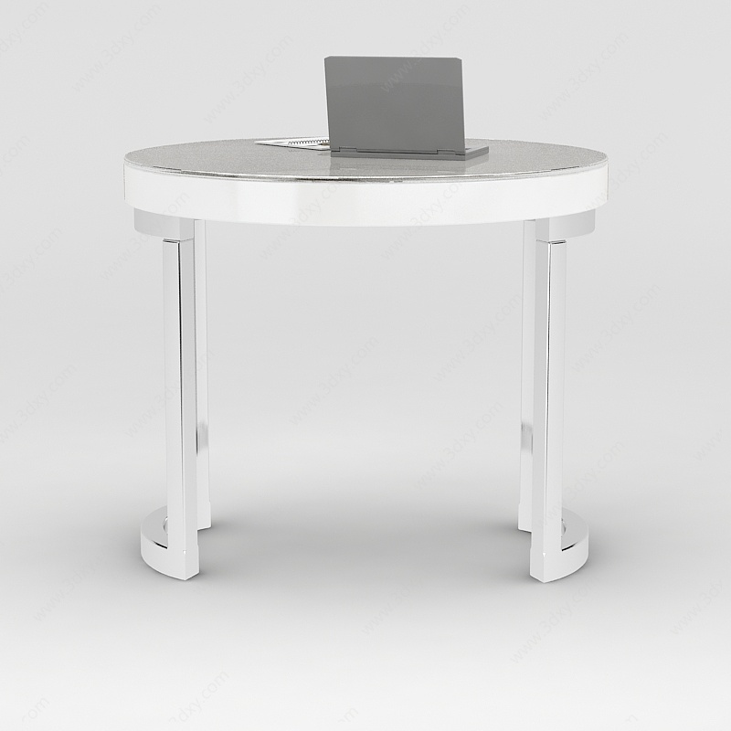 办公圆桌3D模型