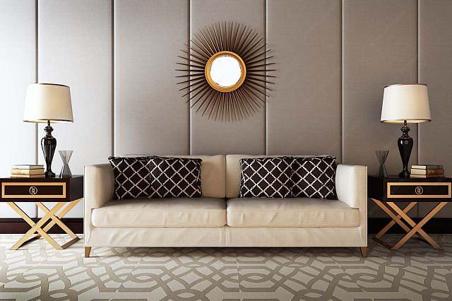 现代沙发饰品组合3D模型