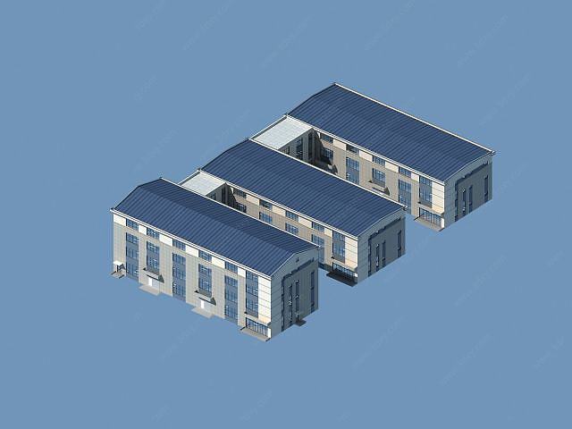 厂区办公楼3D模型