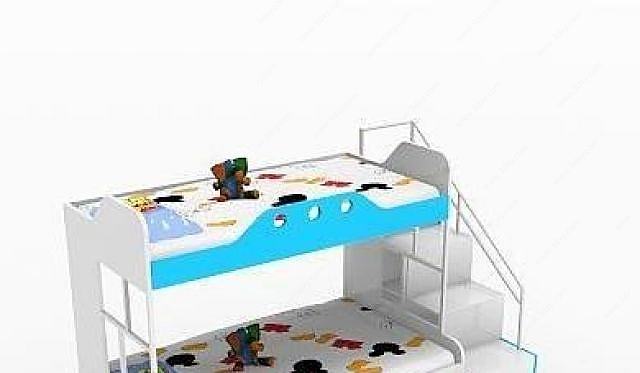 儿童上下床3D模型