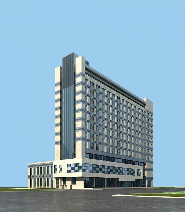 现代办公楼3D模型
