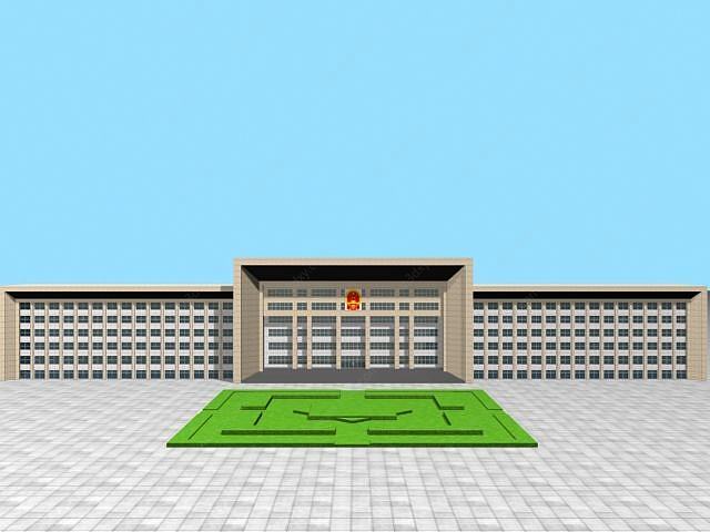 政府办公楼3D模型