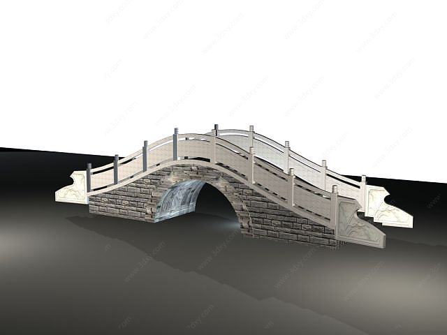 石拱桥3D模型
