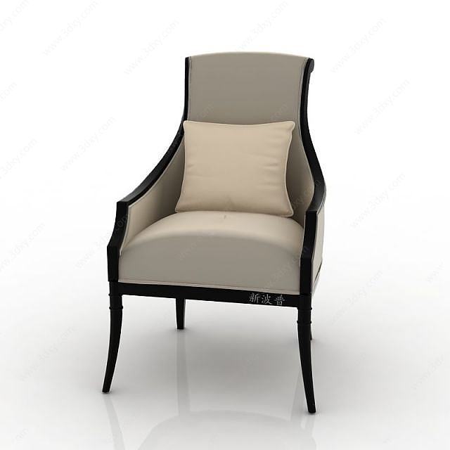 单人椅3D模型