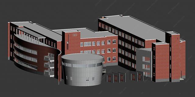 建筑大学3D模型