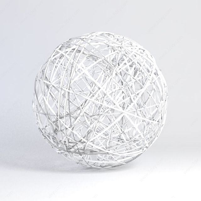 线球装饰品3D模型