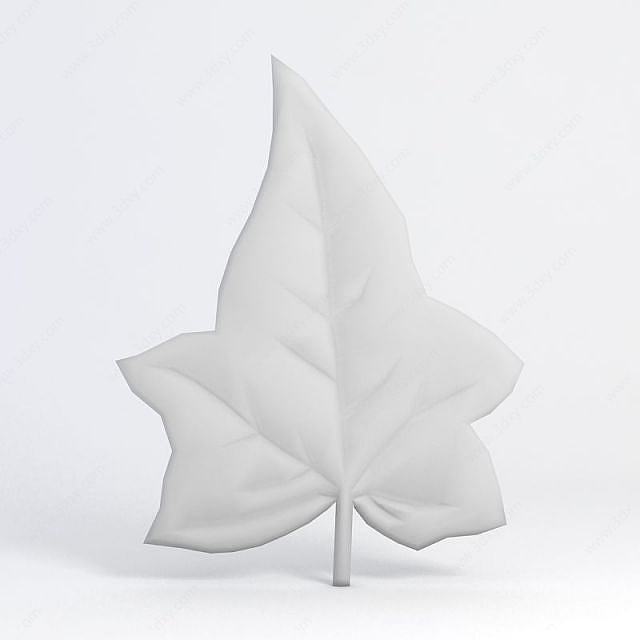 树叶塑模3D模型