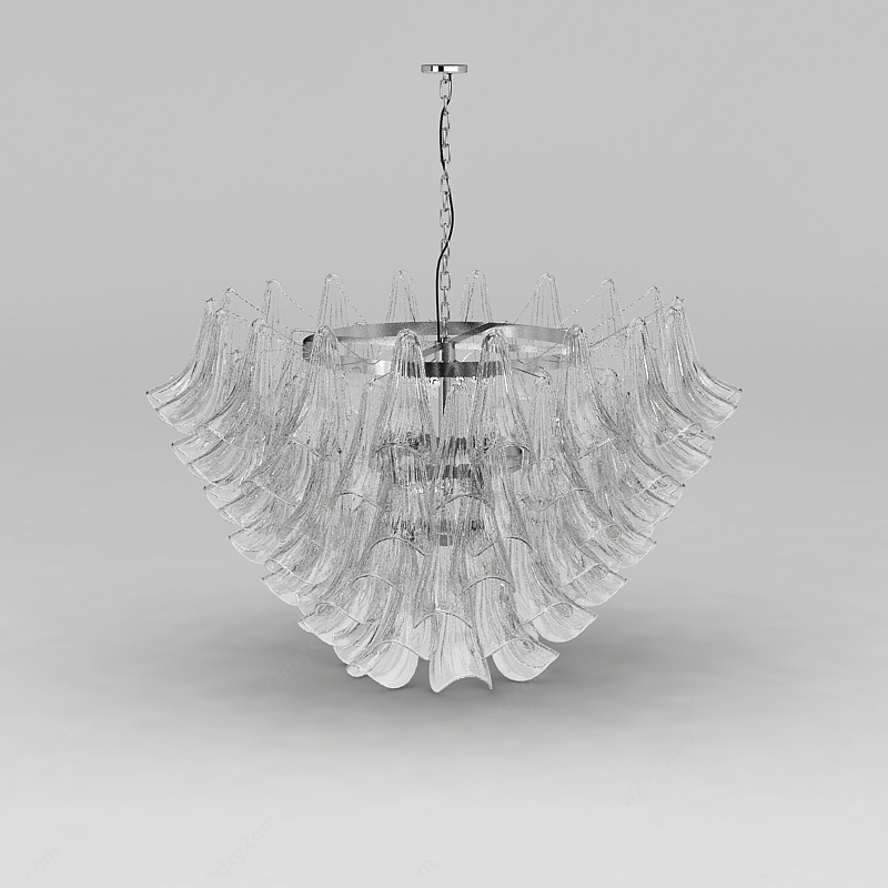 艺术水晶吊灯3D模型