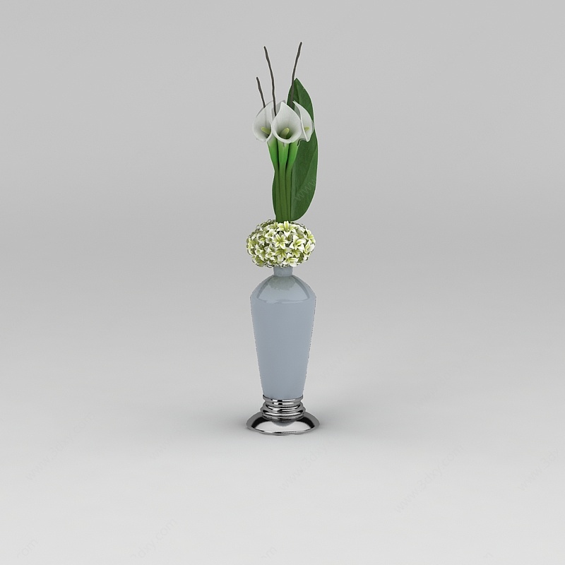 花瓶摆设3D模型