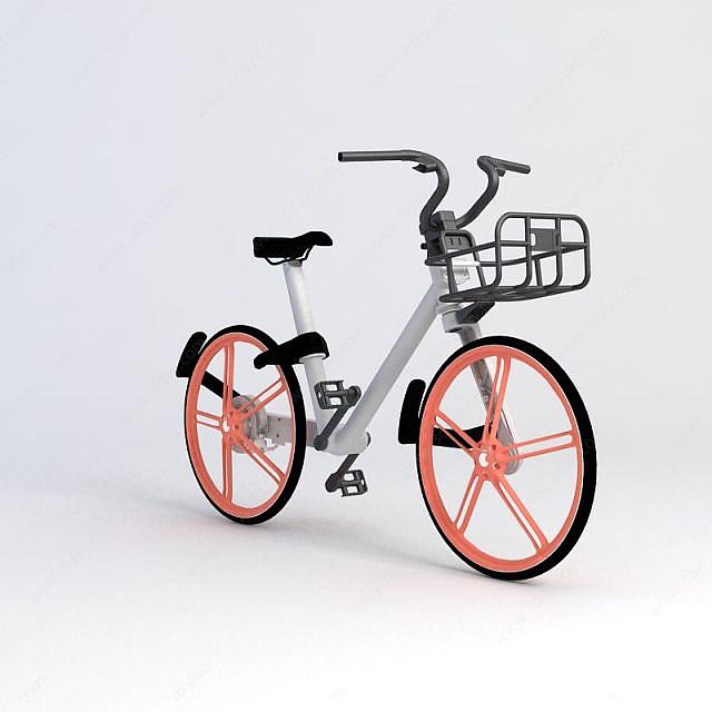 摩拜单车3D模型