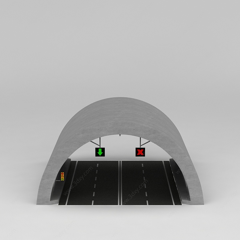 高速路隧道3D模型