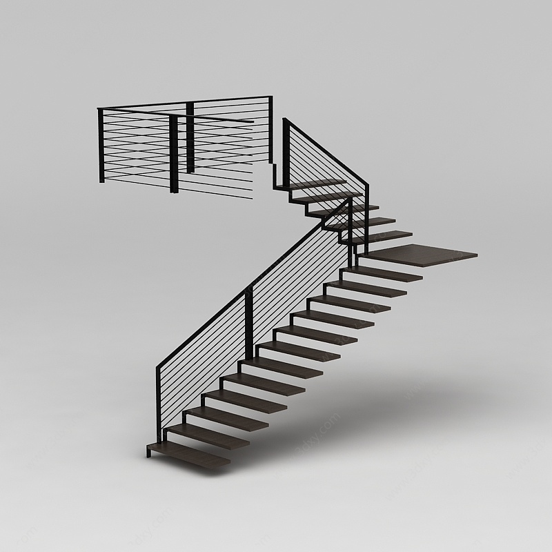工作室楼梯3D模型