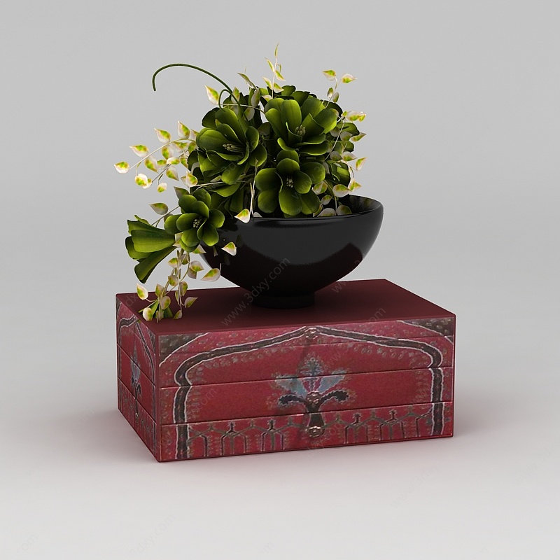 花瓶饰品3D模型
