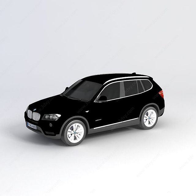 宝马X3_2012款汽车3D模型