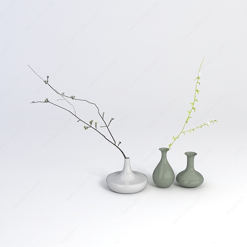 花瓶陈设品3D模型