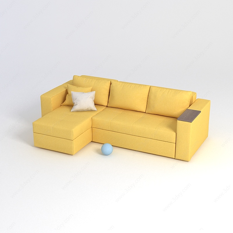 客厅沙发3D模型