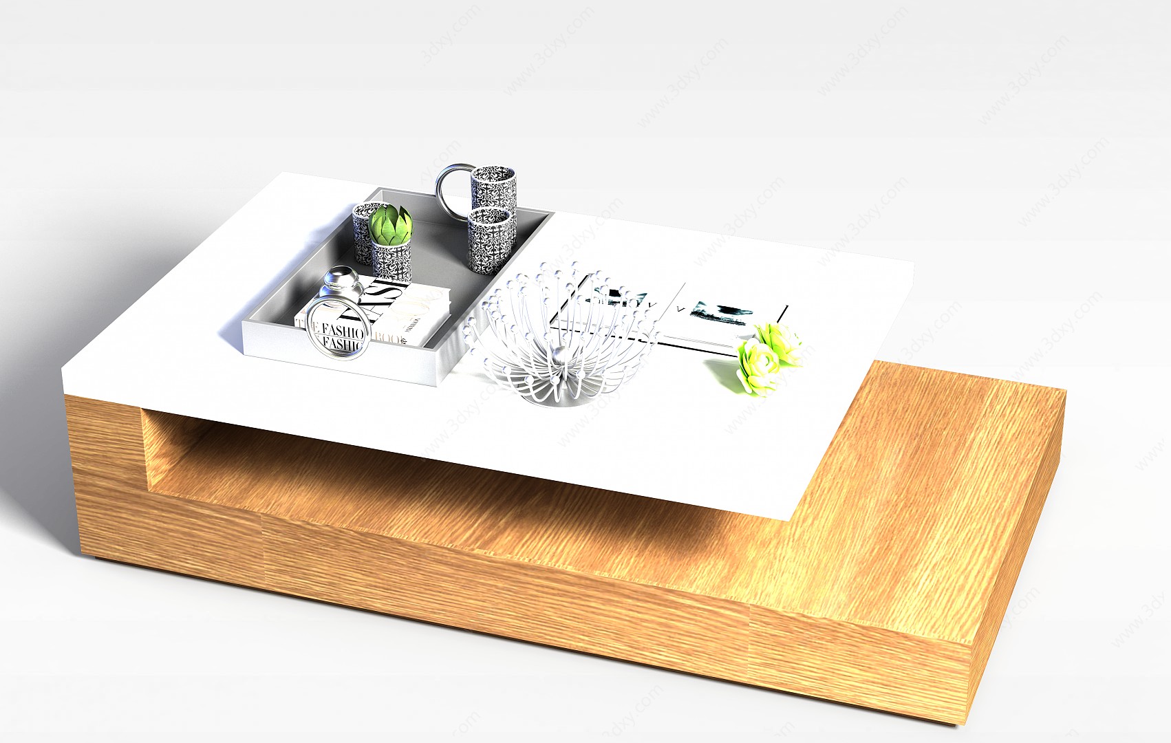 客厅茶几3D模型