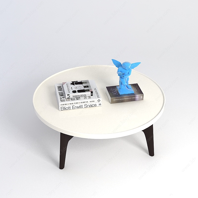 现代简约圆桌3D模型