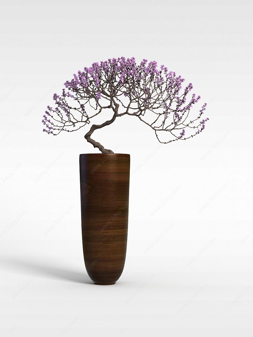 盆栽花卉3D模型