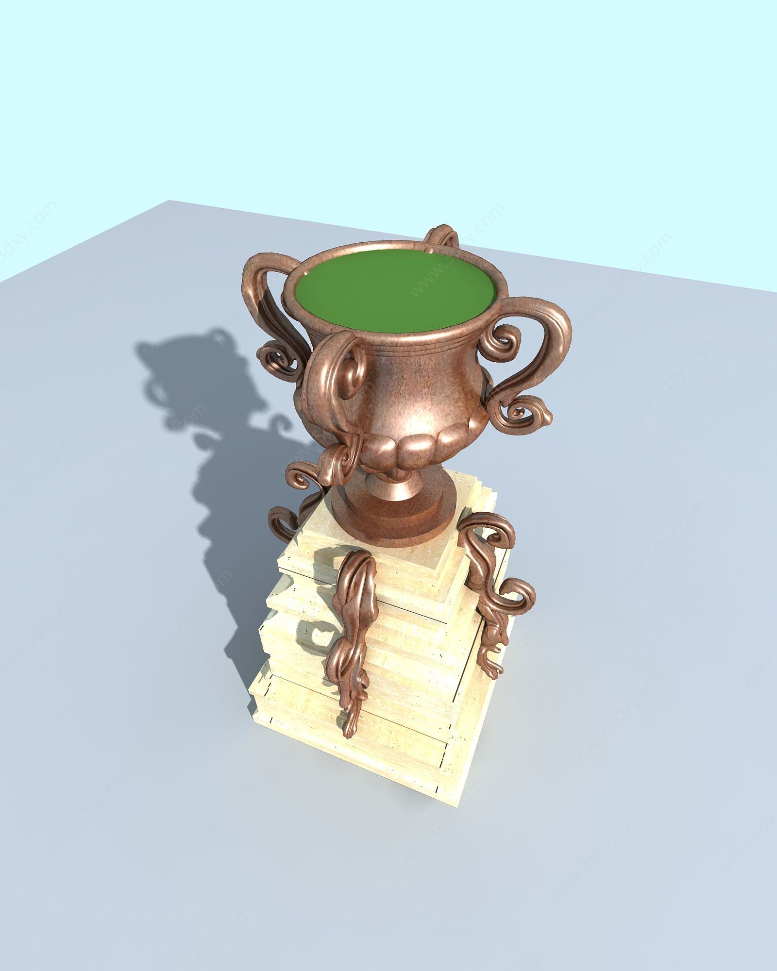 花钵3D模型