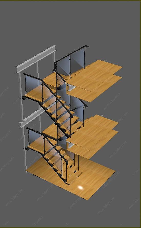720楼梯3D模型