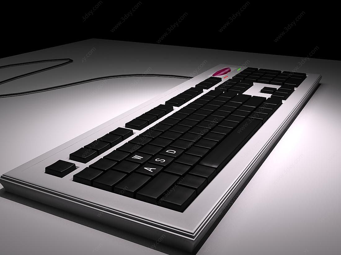 键盘3D模型