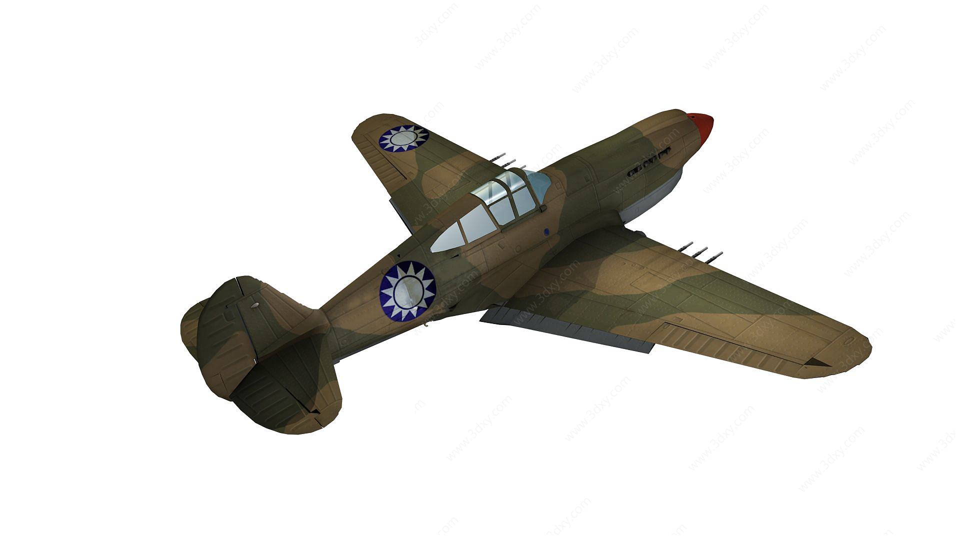 国民党战机P403D模型