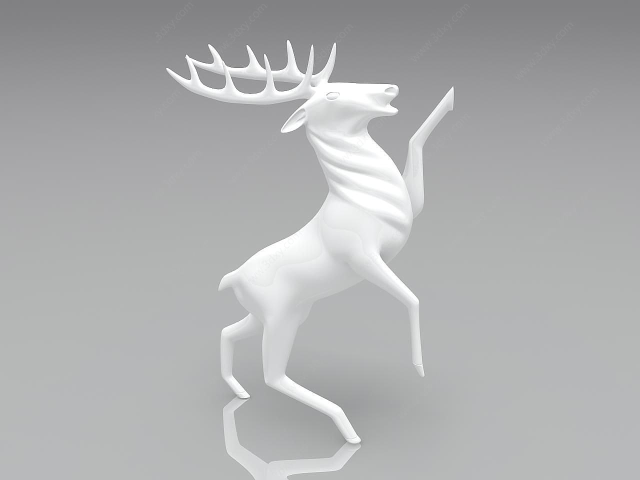 麋鹿装饰品3D模型