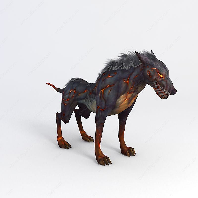 鬣狗3D模型