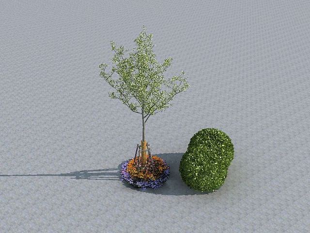园林摆件3D模型