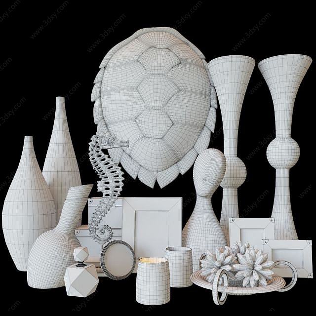 现代装饰品3D模型