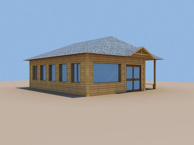 木屋3D模型