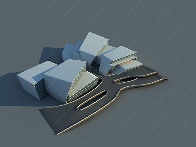 异形建筑3D模型