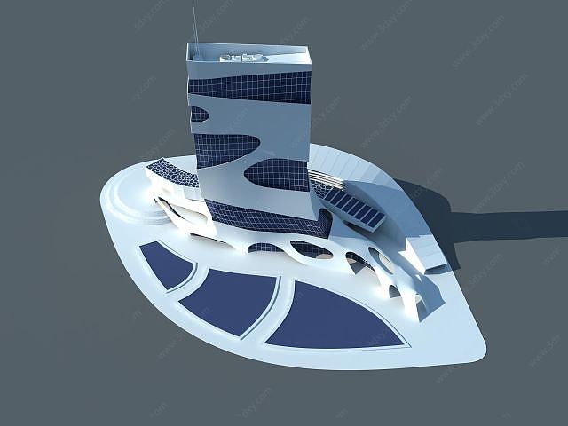 异形建筑3D模型