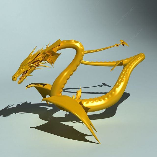 中国龙3D模型3D模型